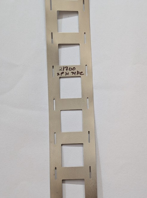 Pure nickel 2P strip for 21700 cell battery pack
